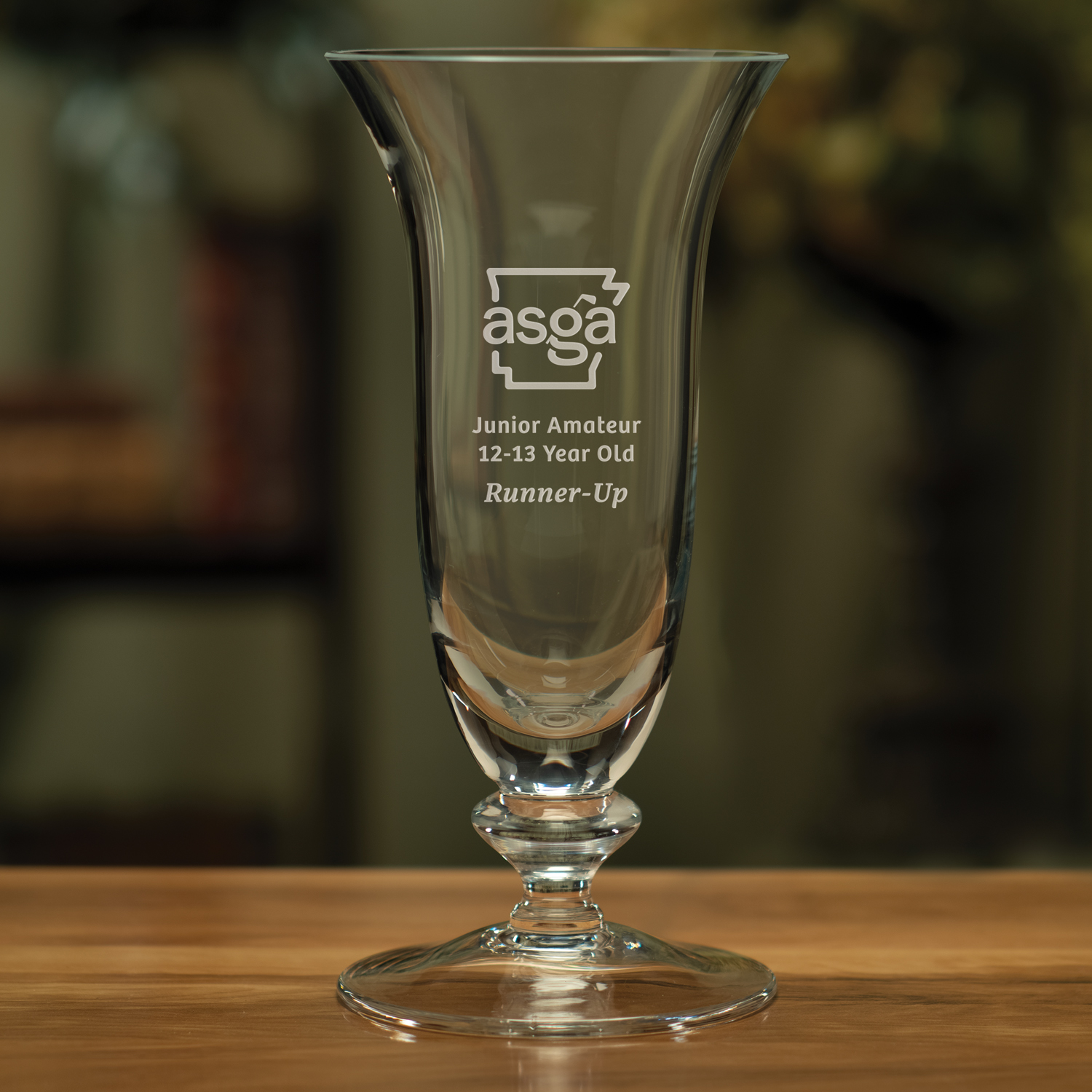 Phoenix Trophy Vase | Sterling Cut Glass