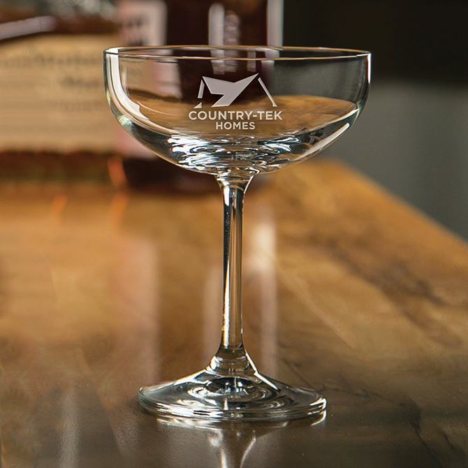 Harmony Coupe | Sterling Cut Glass