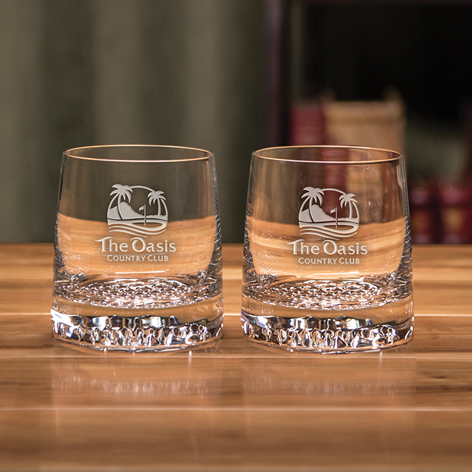 T Round Rocks Glass Tundra Rocks | Sterling Cut Glass