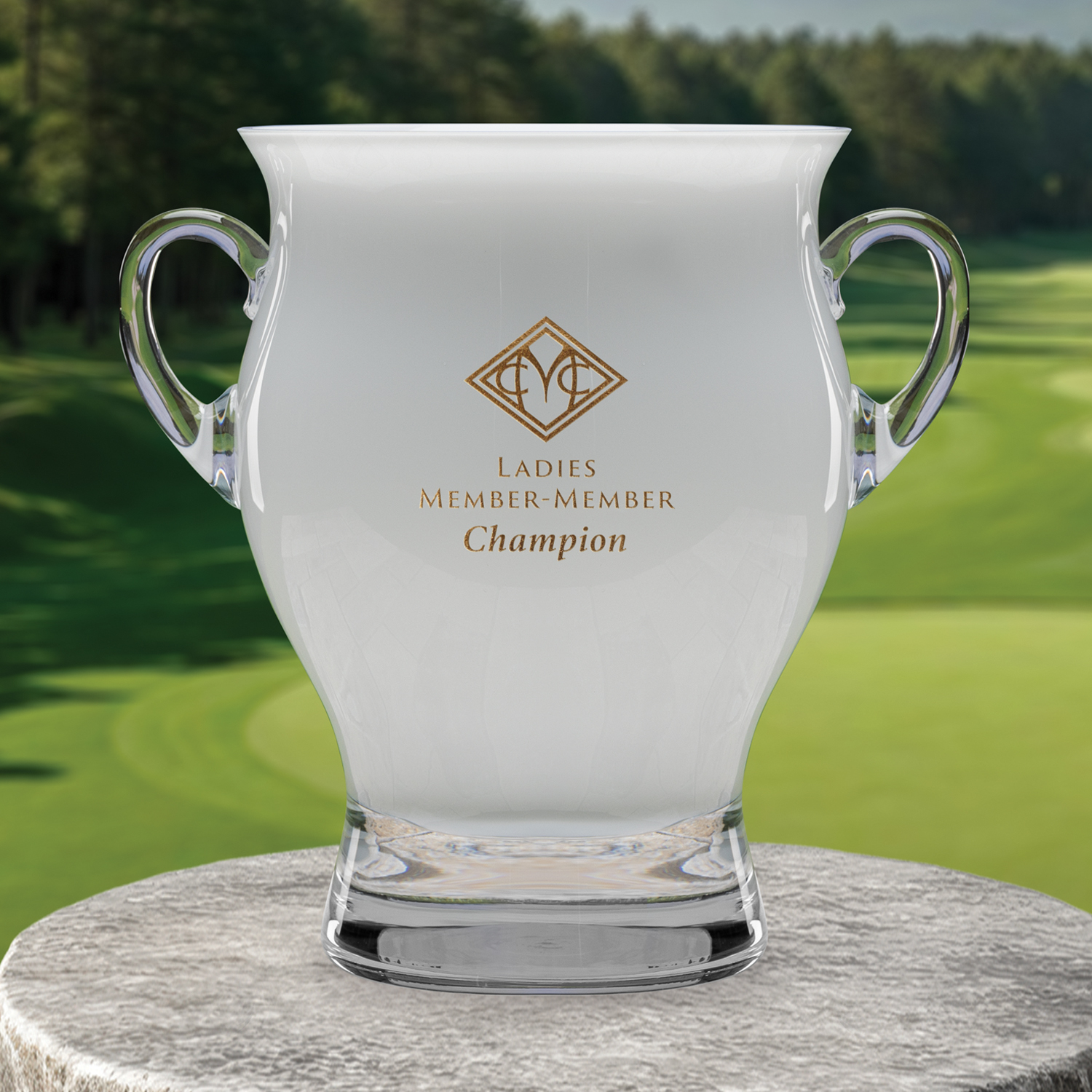 Sterling Cut Glass | Hamilton Trophy Cup White