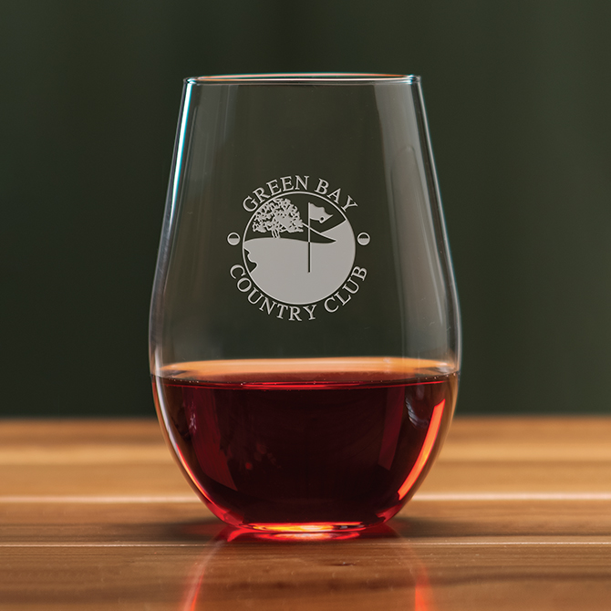 corkcicle wine glass Rifle Paper Co. Stemless 12oz / Peacock Blue main image 1