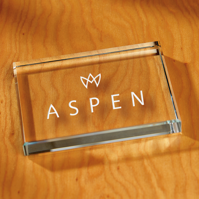 Sterling Cut Glass | Rectangle Paperweight