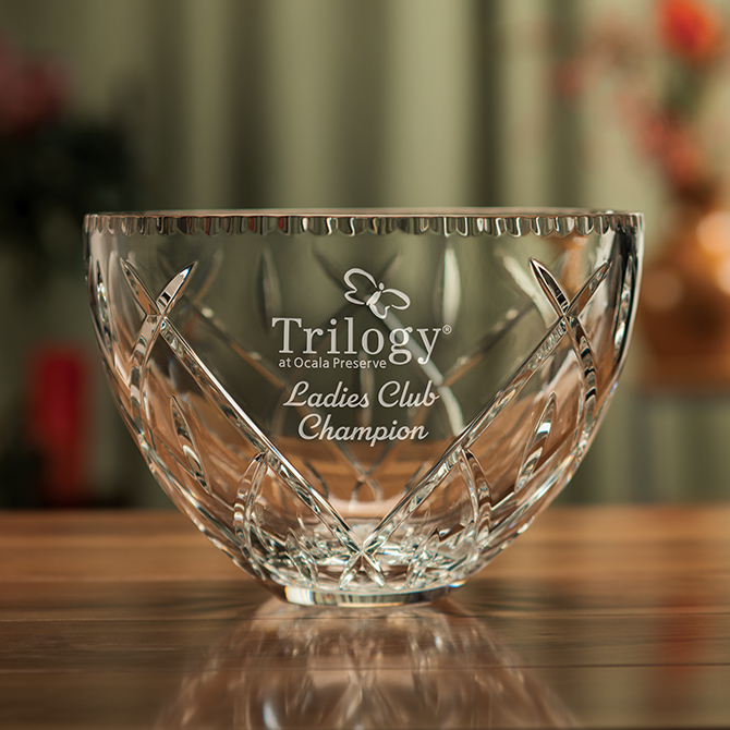 Kingsley Bowl | Sterling Cut Glass